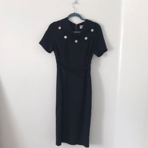 Bettie Page by Tatayana dress Navy blue Sailor Dress Retro